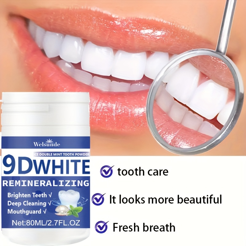 Teeth Whitening Lab - 9D White Remineraliserend hydroxyapatite tandpoeder, tandenbleekpoeder,