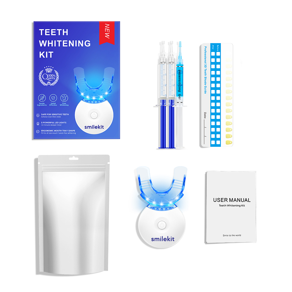 Teeth Whitening Kit - Tandenbleekset - 5X LED-lichttandenbleekmiddel met 35%
