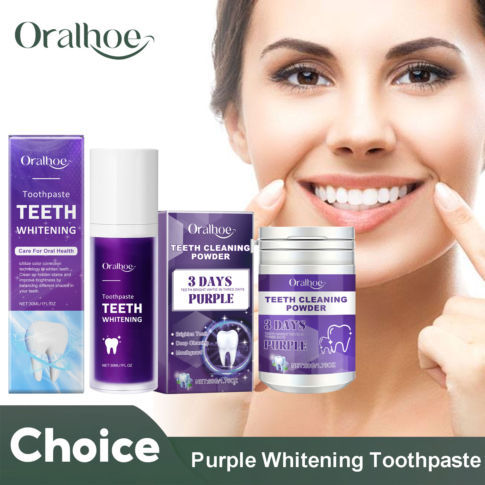 Teeth Whitening Price - Paarse Corrector Tanden Whitening Tandpasta Diepe