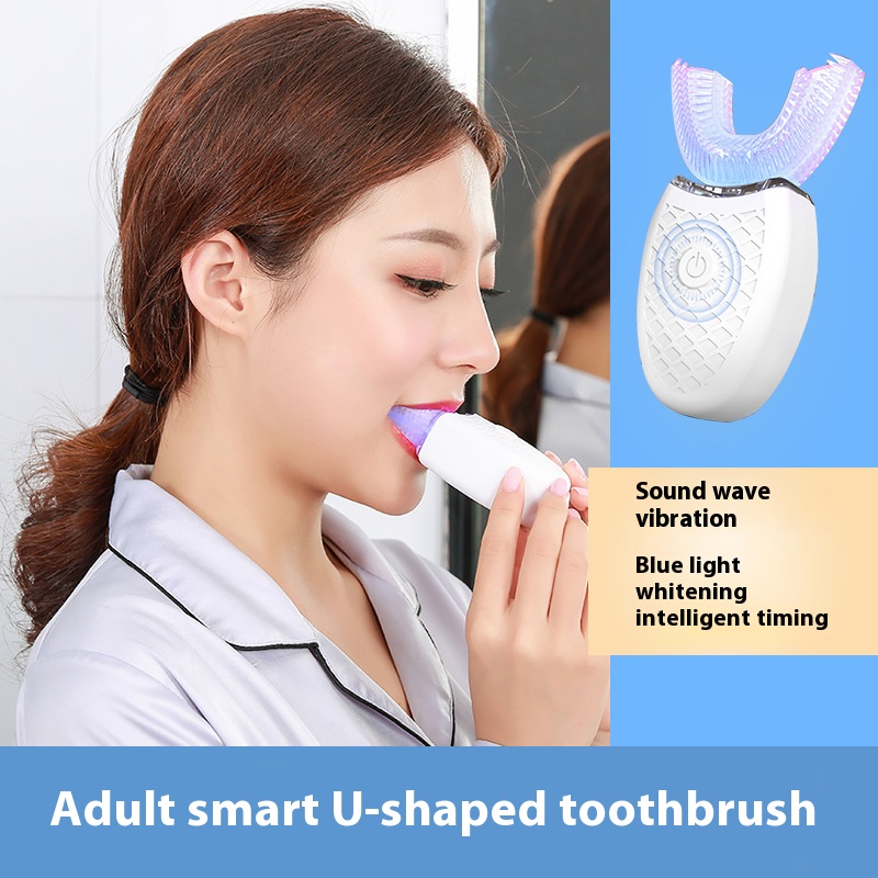 Teeth Whitening Kit - Elektrische U-vormige tandenborstel voor volwassenen -