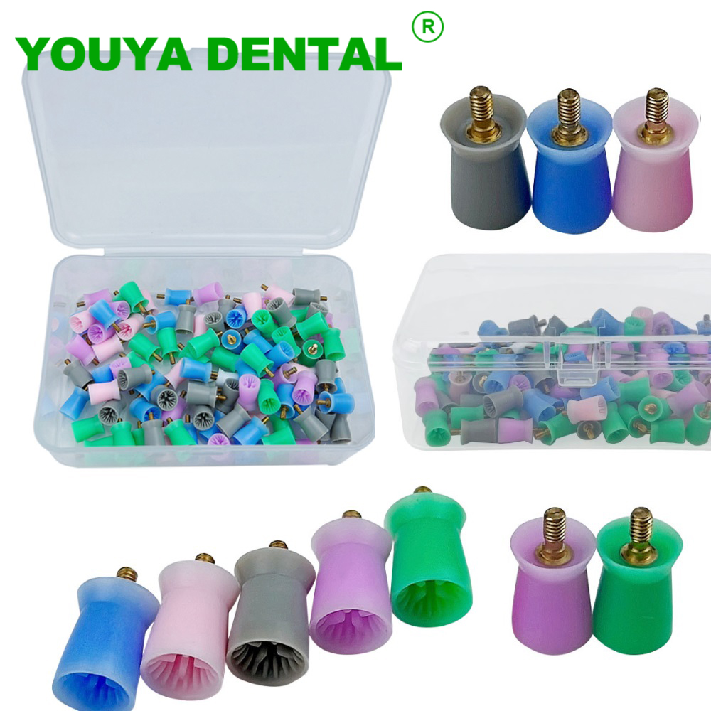 Teeth Whitening Lab - 100 stks/doos Dental Prophy Cup Schroef-In/Latch