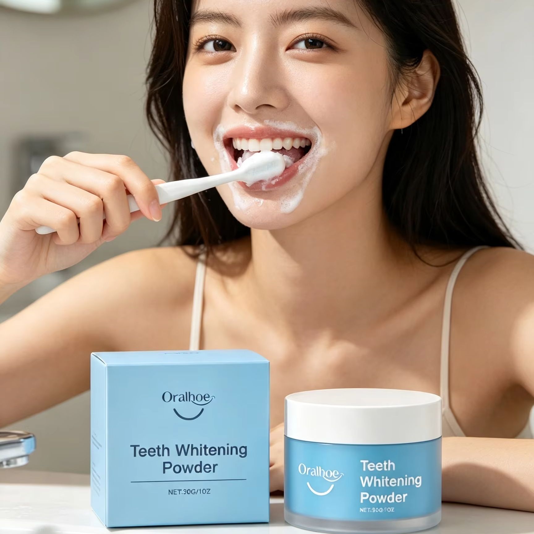 Teeth Whitening Lab - Oralhoe Tandpoeder voor het Poetsen van