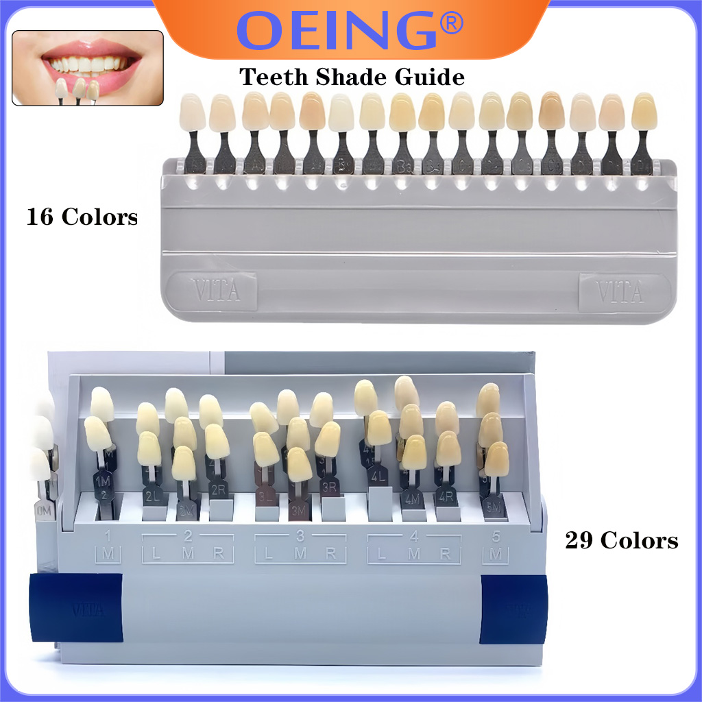 Teeth Whitening Kit - 29/16 Kleuren Tanden Schaduw Gids Keramische