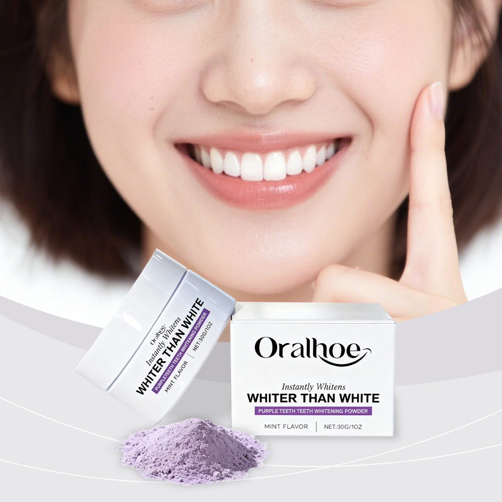 Teeth Whitening Xylitol - Xylitol Paarse Vlek Verwijderen Tanden Poeder