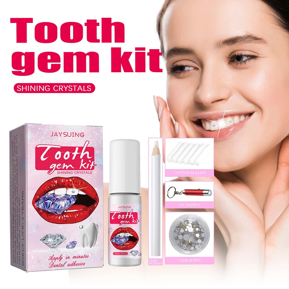 Teeth Whitening Kit - Diy Tand Edelstenen Kit Met Kristallen