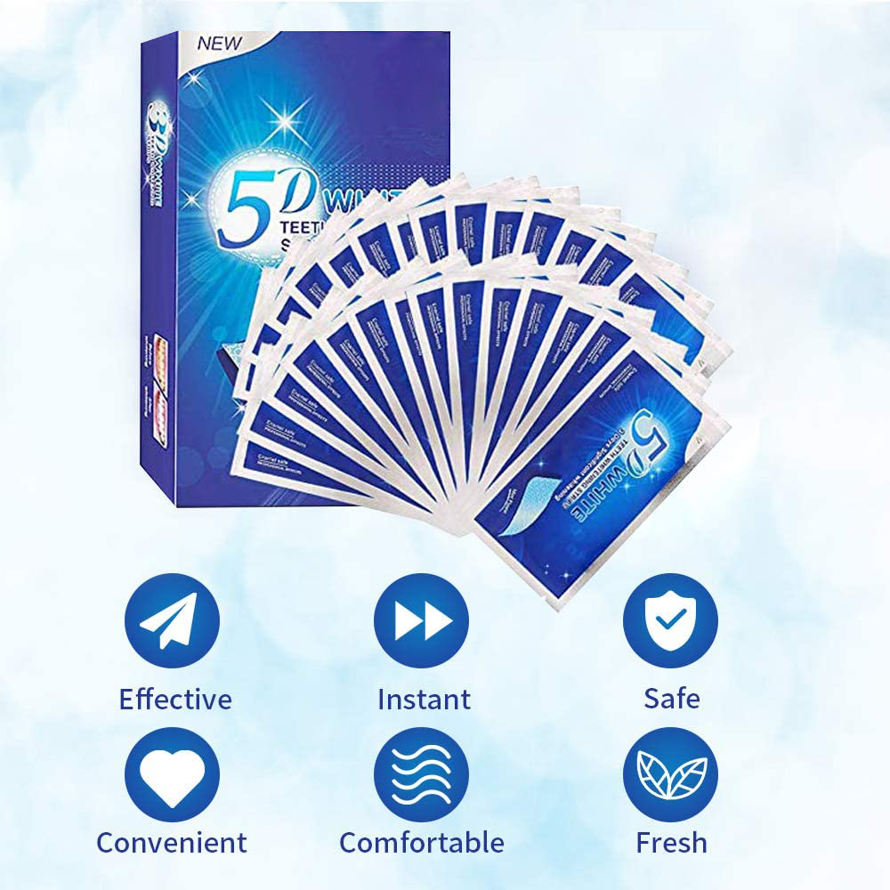 5D Witmakende Tandstrips, Whit - Teeth Whitening Xylitol recensie en prijs