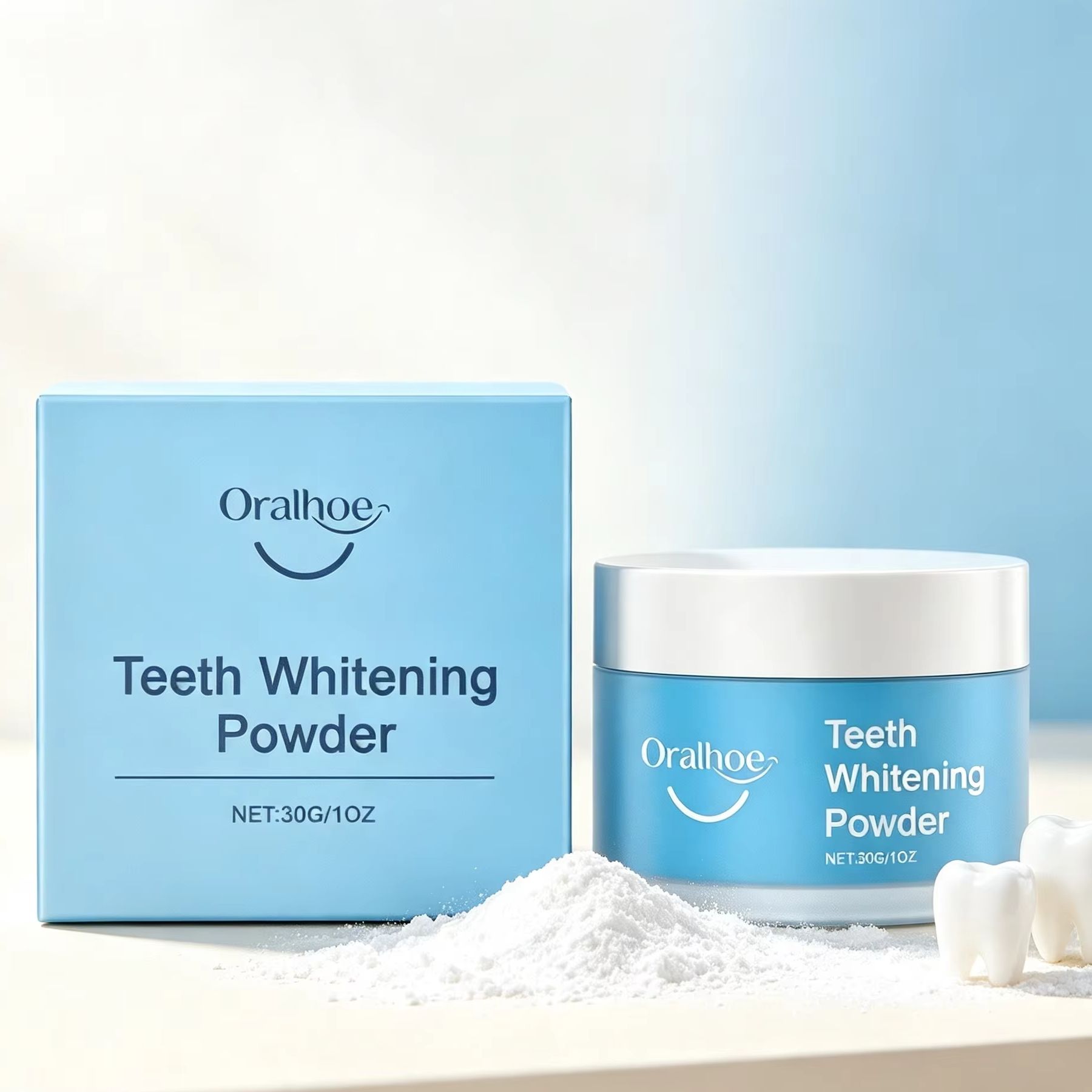 Oralhoe Tandpoeder voor het Po - Teeth Whitening Lab recensie en prijs
