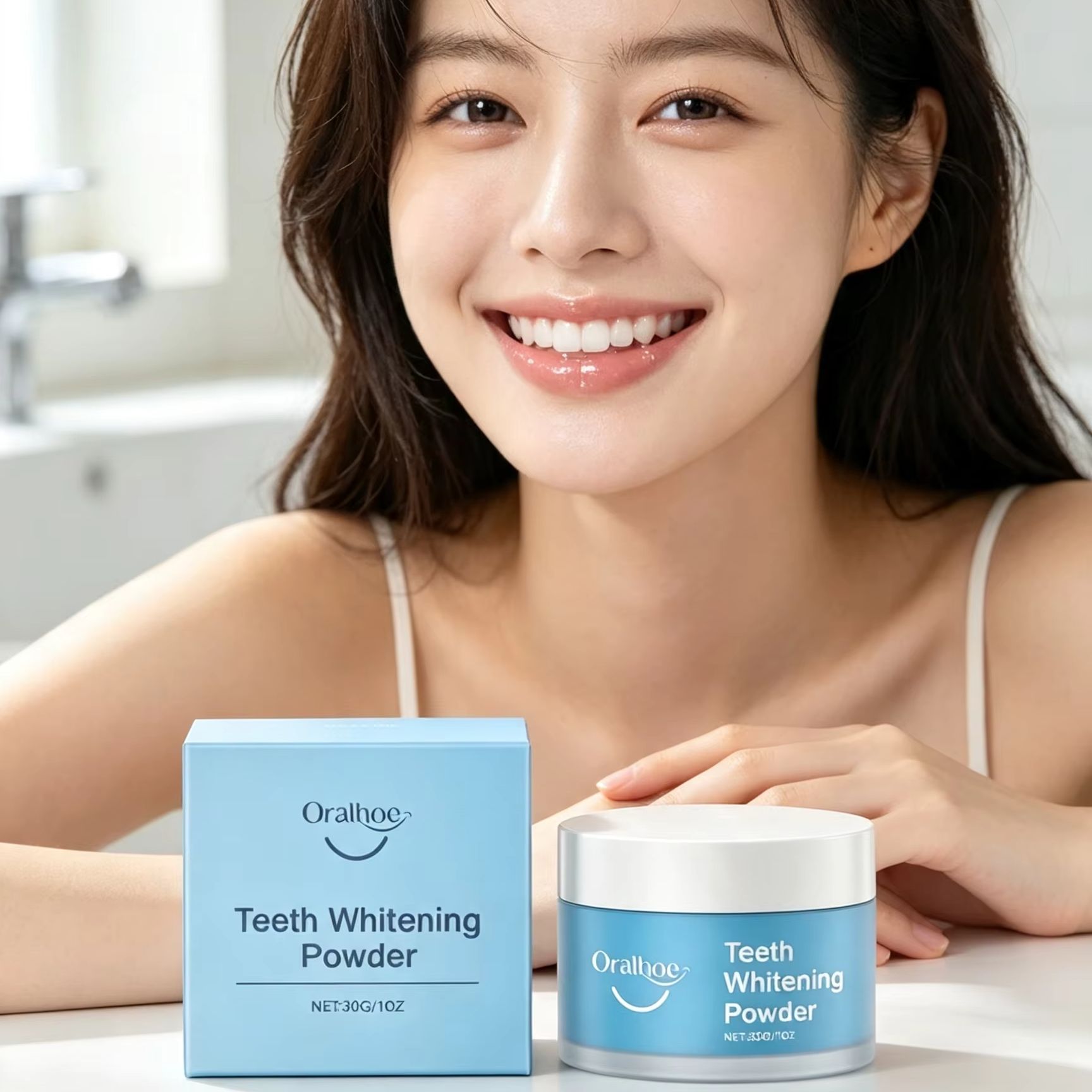 Oralhoe Tandpoeder voor het Po - Teeth Whitening Lab recensie en prijs