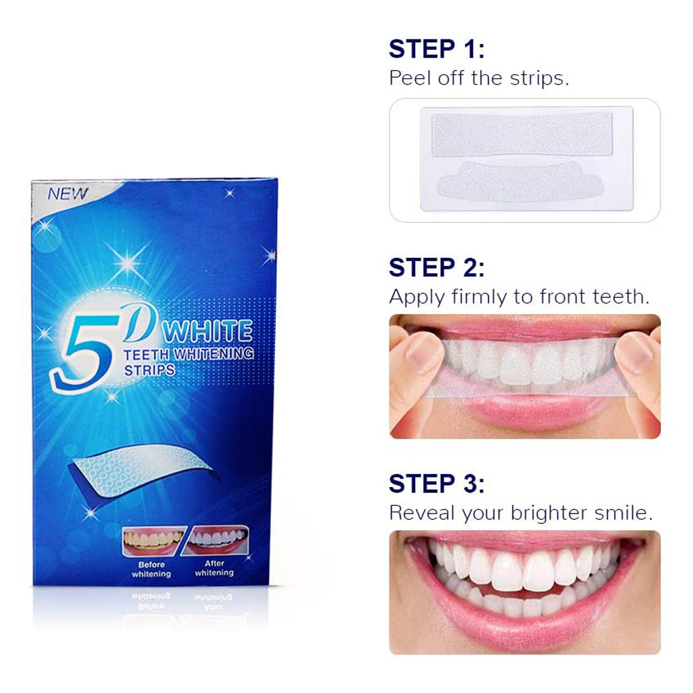 5D Witmakende Tandstrips, Whit - Teeth Whitening Price recensie en prijs